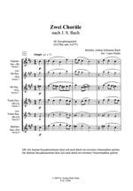 Bach, J S: Two Bach Chorales Product Image
