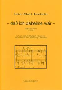 Heindrichs, H A: ...That I would at home...