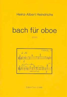 Heindrichs, H A: Bach für Oboe