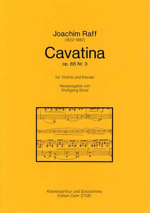 Raff, J J: Cavatina