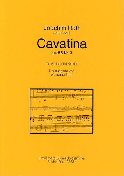 Raff, J J: Cavatina