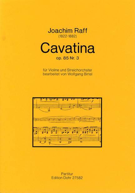 Raff, J J: Cavatina