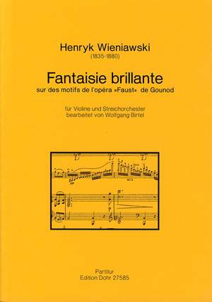 Wieniawski, H: Fantaisie brillante