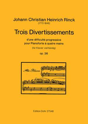 Rinck, J C H: Trois Divertissements op. 36