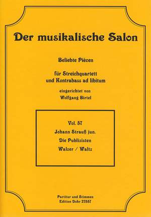 Johann Strauss II: Die Publicisten op. 321