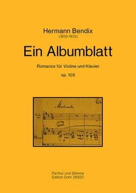 Bendix, H: Ein Albumblatt