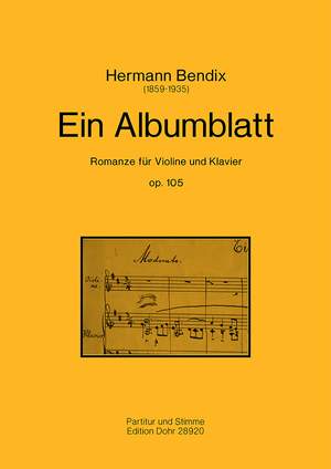Bendix, H: Ein Albumblatt