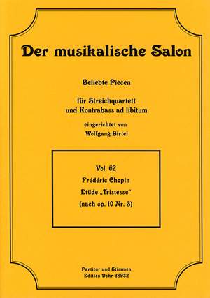 Chopin, F: Etüde "Tristesse" op. 10/3
