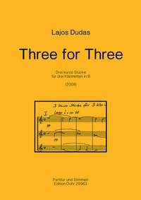 Dudas, L: Three for Three