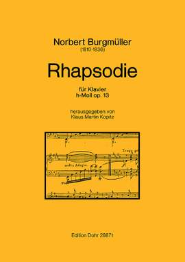 Burgmueller, N: Rhapsodie h-Moll op.13