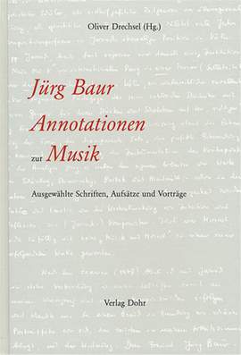 Baur, J: Annotation zur Musik