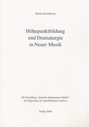 Kirschbaum, M: Höhepunktbildung und Dramaturgie in Neuer Musik
