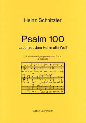 Schnitzler, H: Joyful noise unto the Lord all the world