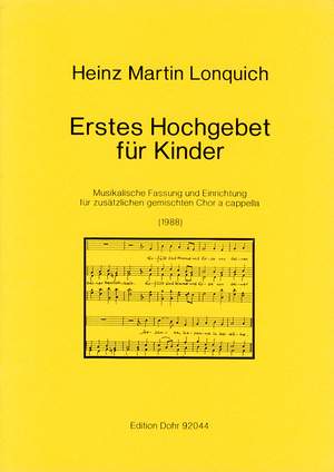 Lonquich, H M: Erstes Hochgebet für Kinder