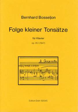 Bosseljon, B: Folge kleiner Tonsätze op. 35/1