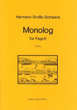 Große-Schware, H: Monologue