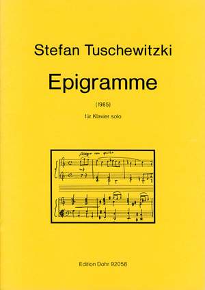 Tuschewitzki, S: Epigramme