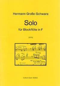 Große-Schware, H: Solo