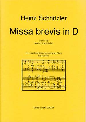 Schnitzler, H: Missa brevis in D Major