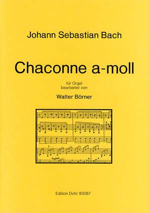 Bach, J S: Chaconne A Minor BWV 1004