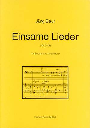 Baur, J: Lonely Songs