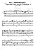 Baur, J: Three Chorale Preludes on How Beautiful Light Product Image