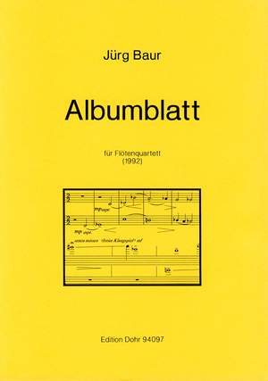 Baur, J: Album Leaf