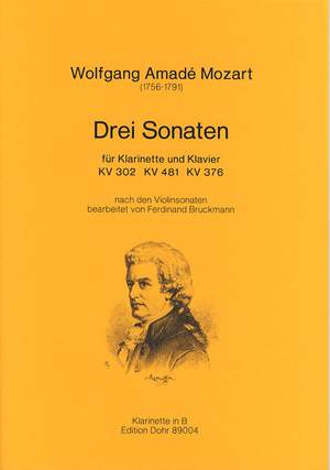 Mozart, W A: Three Clarinet Sonatas
