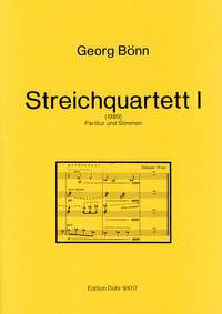 Boenn, G: String Quartet No. 1