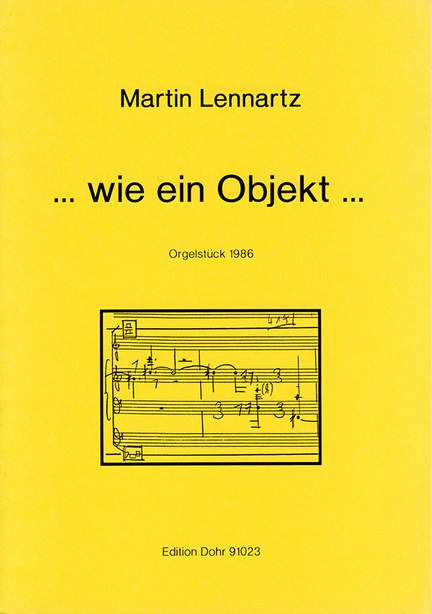 Lennartz, M: ...wie ein Objekt...