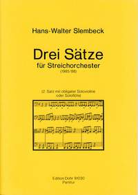 Slembeck, H W: Drei Sätze