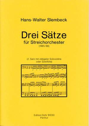 Slembeck, H W: Drei Sätze