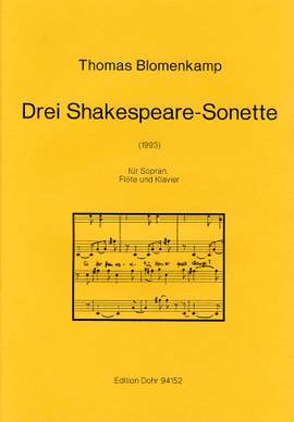 Blomenkamp, T: Three Shakespeare Sonnets