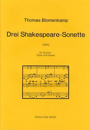 Blomenkamp, T: Three Shakespeare Sonnets