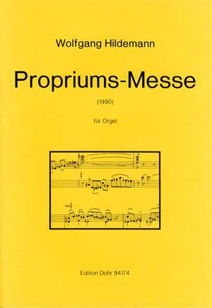 Hildemann, W: Propriums-Mass