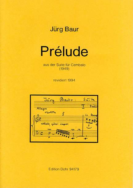 Baur, J: Prélude