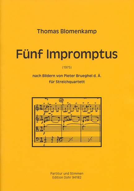 Blomenkamp, T: Five Impromptus