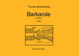 Blomenkamp, T: Barcarolle