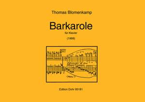 Blomenkamp, T: Barkarole