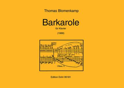 Blomenkamp, T: Barkarole