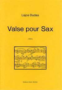 Dudas, L: Valse pour Sax