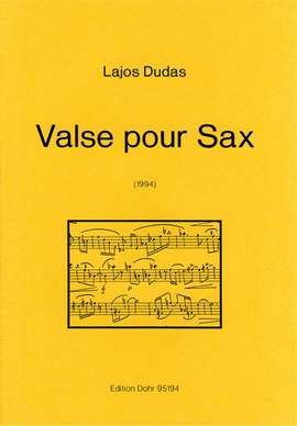 Dudas, L: Valse pour Sax