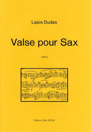Dudas, L: Valse pour Sax