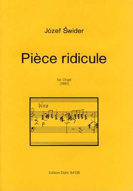 Swider, J: Piéce ridicule