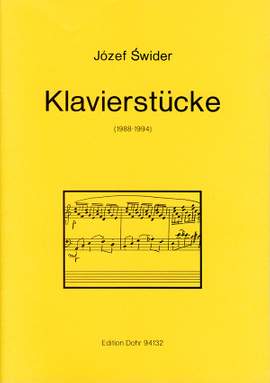 Swider, J: Klavierstücke