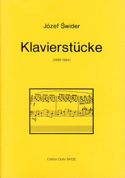 Swider, J: Piano Pieces