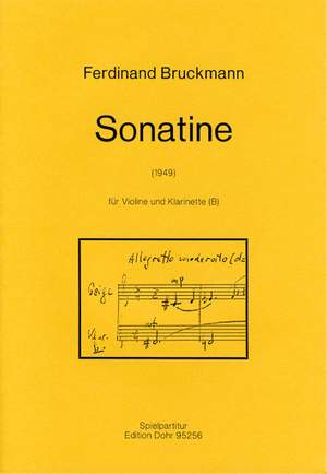 Bruckmann, F: Sonatine