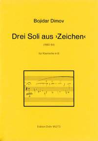 Dimov, B: Three Solos from Sign
