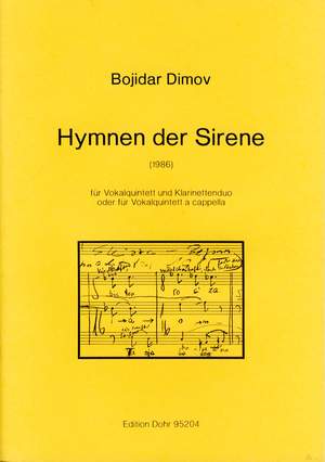 Dimov, B: Hymns of the Siren