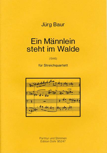 Baur, J: A little man stands in the wood